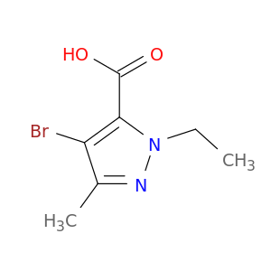 4-溴-1-乙基-3-甲基-1H-吡唑-5-羧酸