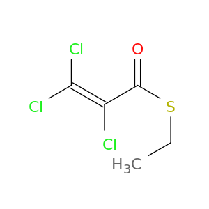 2-Propenethioic acid, 2,3,3-trichloro-, S-ethyl ester
