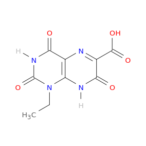 6-Pteridinecarboxylic acid, 1-ethyl-1,2,3,4,7,8-hexahydro-2,4,7-trioxo-
