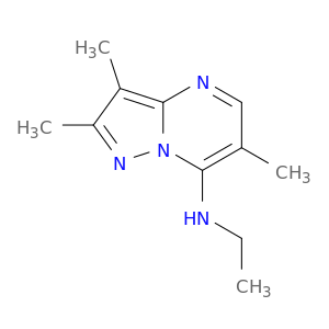 Pyrazolo[1,5-a]pyrimidin-7-amine,N-ethyl-2,3,6-trimethyl-