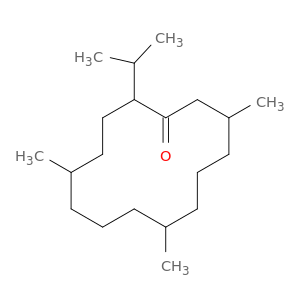 Cyclotetradecanone, 5,9,13-trimethyl-2-(1-methylethyl)-
