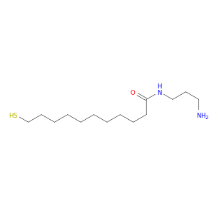 Undecanamide, N-(3-aminopropyl)-11-mercapto-
