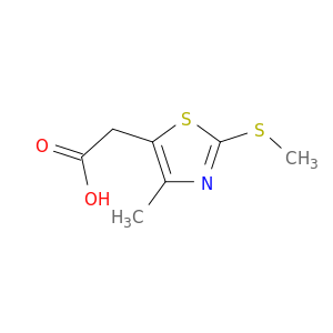 2-[4-methyl-2-(methylsulfanyl)-1,3-thiazol-5-yl]acetic Acid