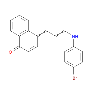 1(4H)-Naphthalenone, 4-[3-[(4-bromophenyl)amino]-2-propenylidene]-