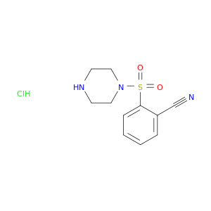 2-(Piperazine-1-sulfonyl)benzonitrile Hydrochloride