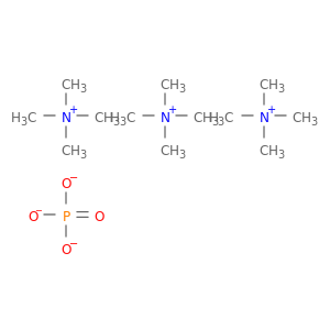 Methanaminium, N,N,N-trimethyl-, phosphate (3:1)