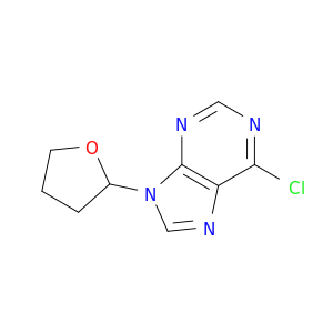 9h-purine, 6-chloro-9-(tetrahydro-2-furyl)-