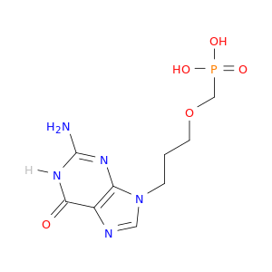 膦酸,[[3-(2-氨基-1,6-二氢-6-氧代-9H-戊烯-9-丙烯-9-基)丙氧基]-
