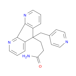 5H-CYCLOPENTA[2,1-B:3,4-B']DIPYRIDINE-5-PROPANAMIDE, 5-(4-PYRIDINYLMETHYL)- (9CI)