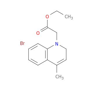 Quinolinium,1-(2-ethoxy-2-oxoethyl)-4-methyl-, bromide (1:1)