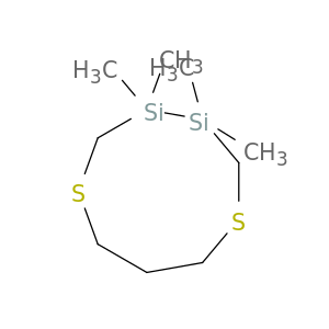 1,6-Dithia-3,4-disilacyclononane, 3,3,4,4-tetramethyl-