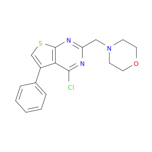 4-氯-2-(4-吗啉基甲基)-5-苯基硫胺[2,3-D]嘧啶