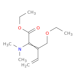 2,4-Pentadienoic acid, 2-(dimethylamino)-3-(ethoxymethyl)-, ethyl ester
