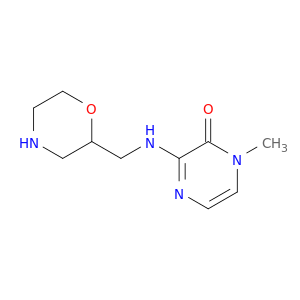1-methyl-3-[(morpholin-2-ylmethyl)amino]-1,2-dihydropyrazin-2-one