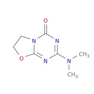 4H-Oxazolo[3,2-a]-1,3,5-triazin-4-one, 2-(dimethylamino)-6,7-dihydro-