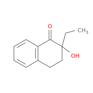 1(2H)-Naphthalenone, 2-ethyl-3,4-dihydro-2-hydroxy-