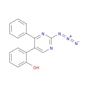 Phenol, 2-(2-azido-4-phenyl-5-pyrimidinyl)-