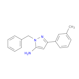 1-Benzyl-3-(3-methylphenyl)-1H-pyrazol-5-amine