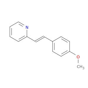 Pyridine, 2-[(1E)-2-(4-methoxyphenyl)ethenyl]-