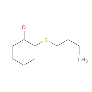 Cyclohexanone, 2-(butylthio)-
