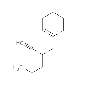 Cyclohexene, 1-(2-ethynylpentyl)-