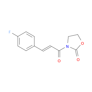 2-Oxazolidinone, 3-[(2E)-3-(4-fluorophenyl)-1-oxo-2-propen-1-yl]-