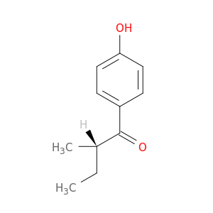 1-Butanone, 1-(4-hydroxyphenyl)-2-methyl-, (S)-