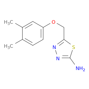 5-((3,4-Dimethylphenoxy)methyl)-1,3,4-thiadiazol-2-amine