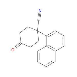 Cyclohexanecarbonitrile, 1-(1-naphthalenyl)-4-oxo-