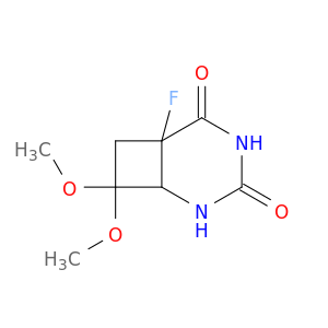 2,4-Diazabicyclo[4.2.0]octane-3,5-dione, 6-fluoro-8,8-dimethoxy-