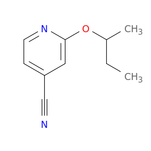 2-(butan-2-yloxy)pyridine-4-carbonitrile