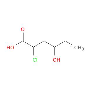 Hexanoic acid, 2-chloro-4-hydroxy-