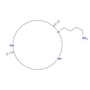 1,5,14-Triazacyclodocosane-6,15-dione, 5-(4-aminobutyl)-