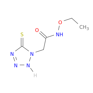 1H-Tetrazole-1-acetamide, N-ethoxy-2,5-dihydro-5-thioxo-