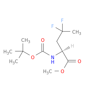 Norvaline,N-[(1,1-二甲基氧基)羰基]-4,4-二氟-,甲酯