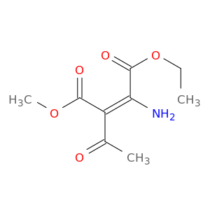 2-Butenedioic acid, 2-acetyl-3-amino-, 4-ethyl 1-methyl ester, (2E)-