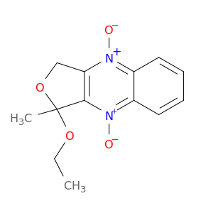Furo[3,4-b]quinoxaline, 1-ethoxy-1,3-dihydro-1-methyl-, 4,9-dioxide