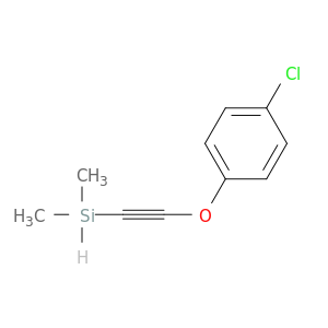 Silane, (4-chlorophenoxy)ethynyldimethyl-
