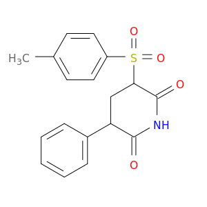 2,6-Piperidinedione, 3-[(4-methylphenyl)sulfonyl]-5-phenyl-