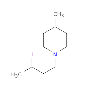 Piperidine, 1-(3-iodobutyl)-4-methyl-