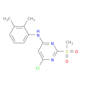 4-Pyrimidinamine, 6-chloro-N-(2,3-dimethylphenyl)-2-(methylsulfonyl)-