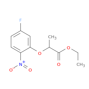 Propanoic acid, 2-(5-fluoro-2-nitrophenoxy)-, ethyl ester