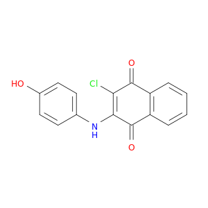 1,4-Naphthalenedione,2-chloro-3-[(4-hydroxyphenyl)amino]-