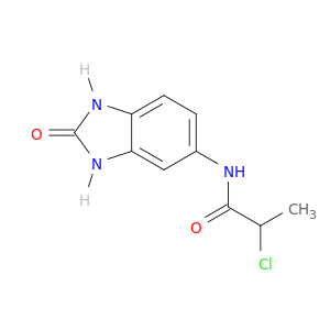 2-Chloro-N-(2-oxo-2,3-dihydro-1H-1,3-benzodiazol-5-yl)propanamide