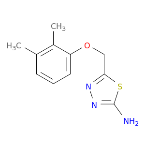 5-((2,3-Dimethylphenoxy)methyl)-1,3,4-thiadiazol-2-amine