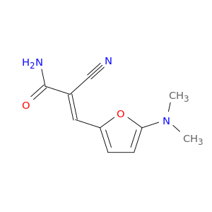 2-Propenamide, 2-cyano-3-[5-(dimethylamino)-2-furanyl]-, (E)-