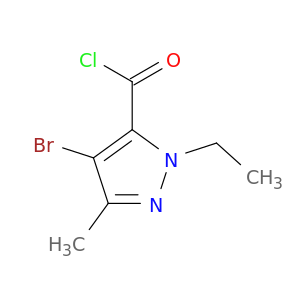 4-溴-1-乙基-3-甲基-1H-吡唑-5-羰酰氯