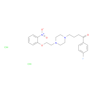 1-(4-fluorophenyl)-4-{4-[2-(2-nitrophenoxy)ethyl]piperazin-1-yl}butan-1-one dihydrochloride