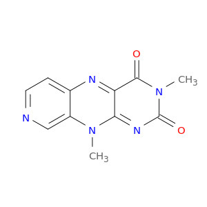 Pyrido[4,3-g]pteridine-2,4(3H,10H)-dione, 3,10-dimethyl-