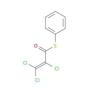 2-Propenethioic acid, 2,3,3-trichloro-, S-phenyl ester